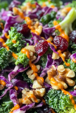 Kale Salad with Cranberries