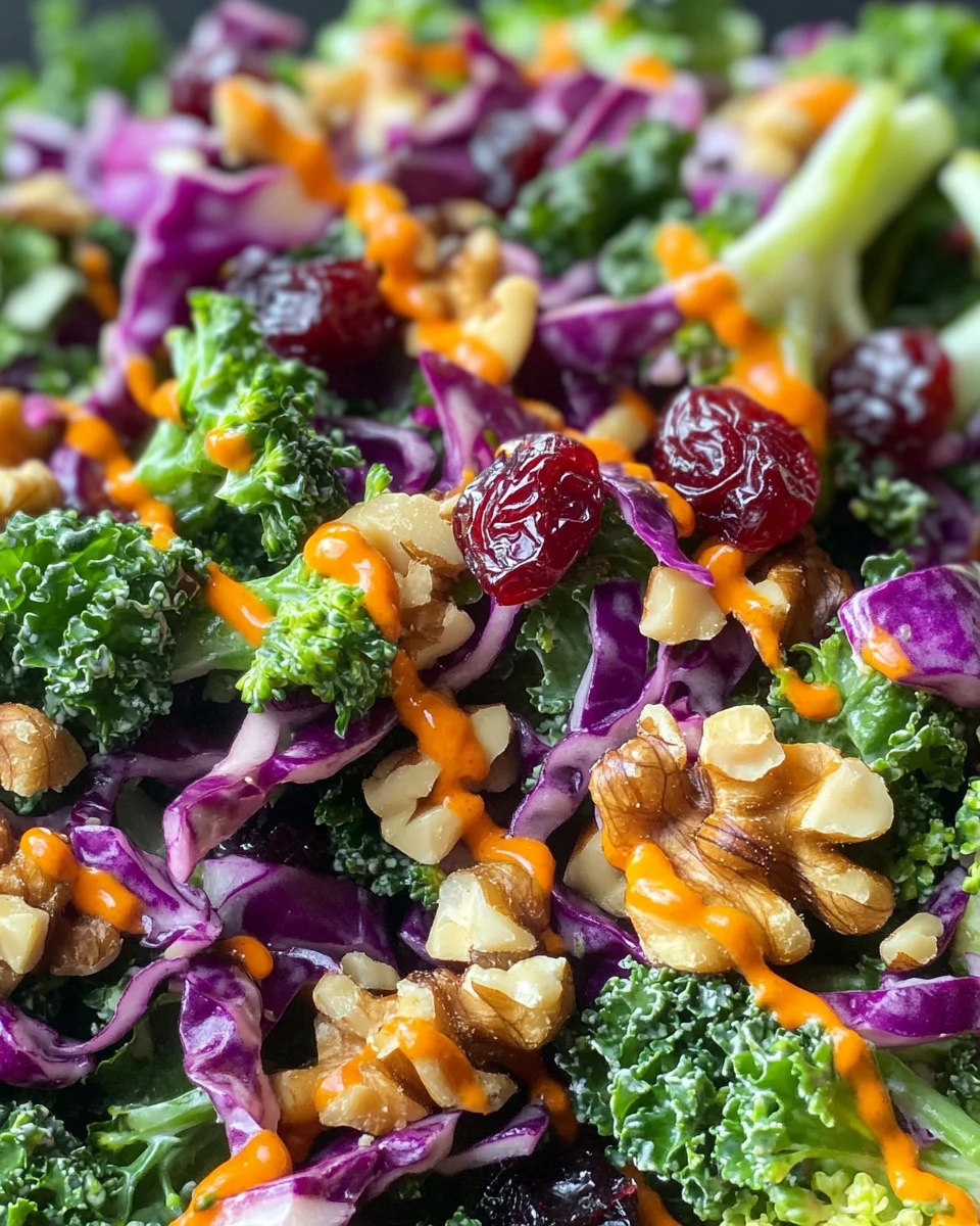 Kale Salad with Cranberries