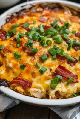 Keto BBQ Chicken Casserole