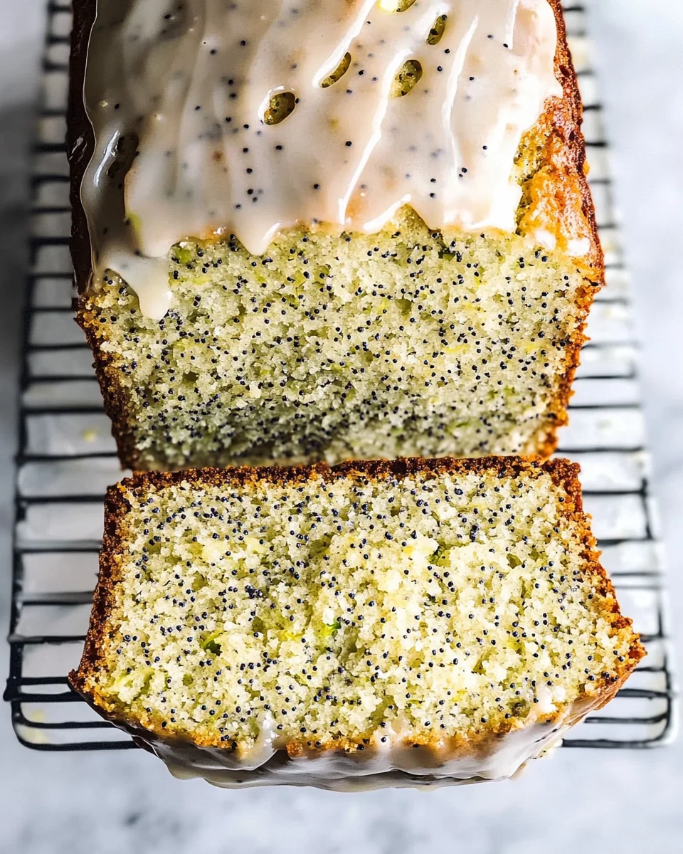 Lemon Poppy Seed Zucchini Bread