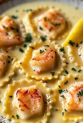 Lobster Ravioli in Lemon Butter Sauce