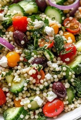 Mediterranean Israeli Couscous Salad