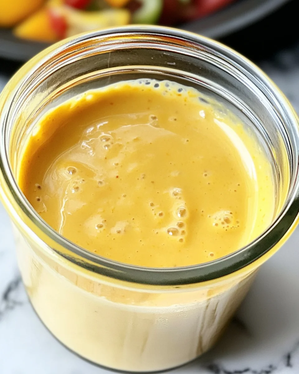 Orange Honey Mustard Dressing