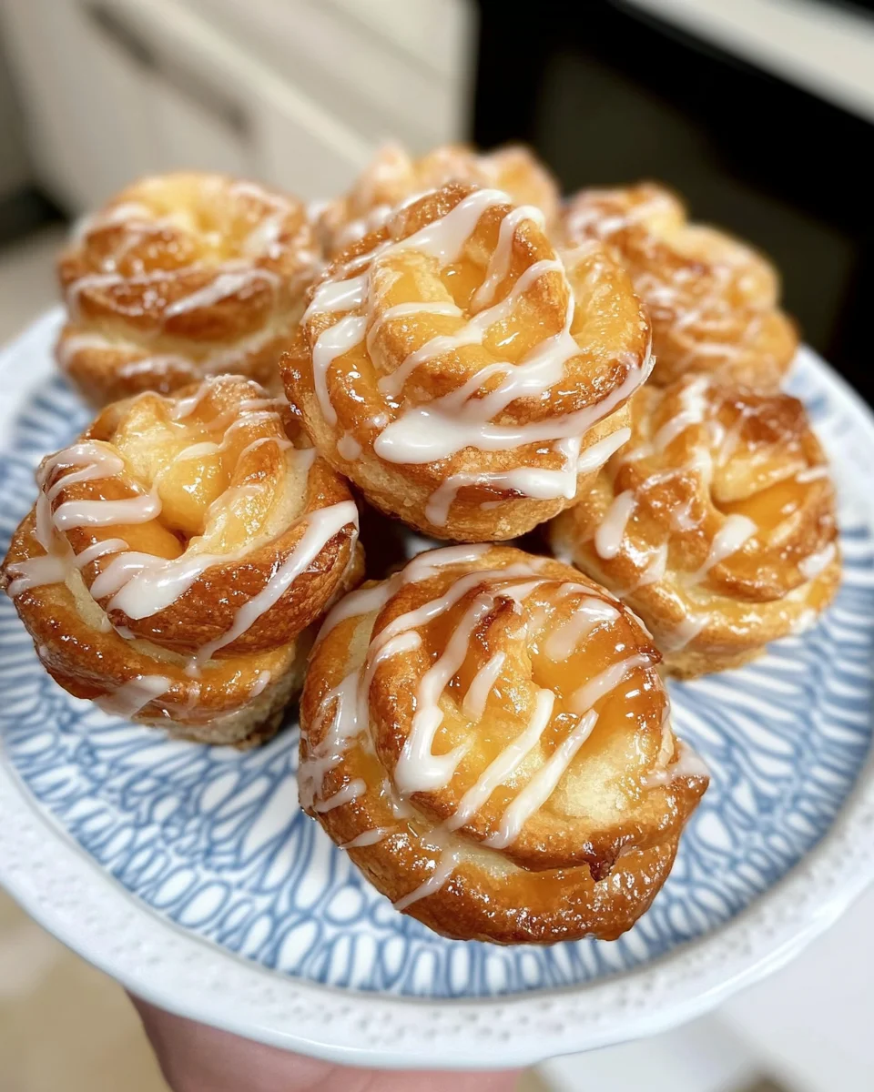 Peach Pie Cruffins Recipe
