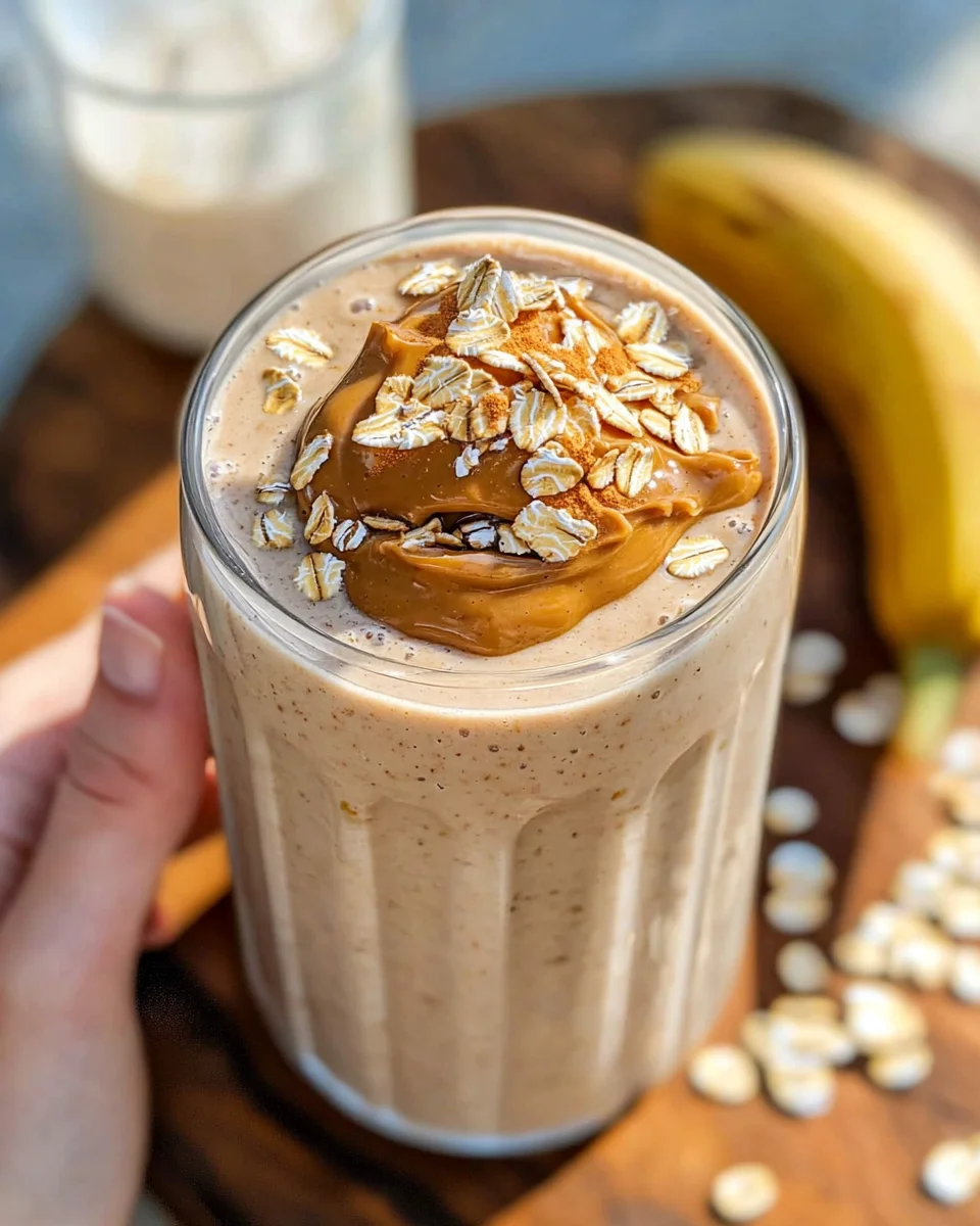 Peanut Butter Oatmeal Smoothie