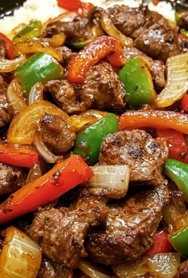 Pepper Steak with Bell Peppers and Onion