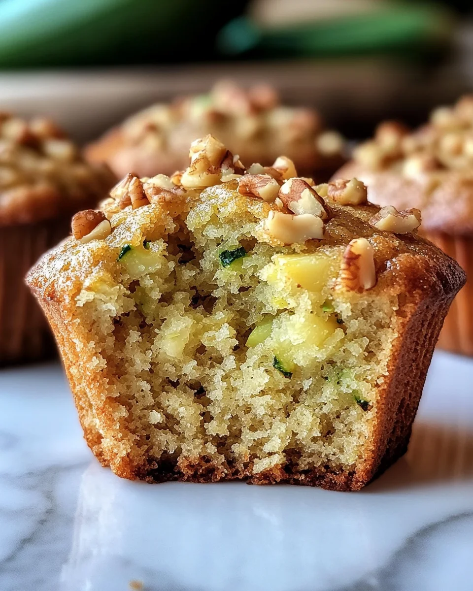 Pineapple Walnut Zucchini Muffins