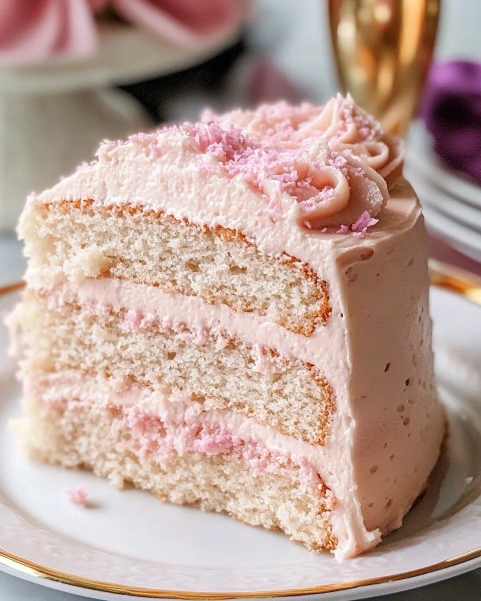 Pink Champagne Cake Recipe