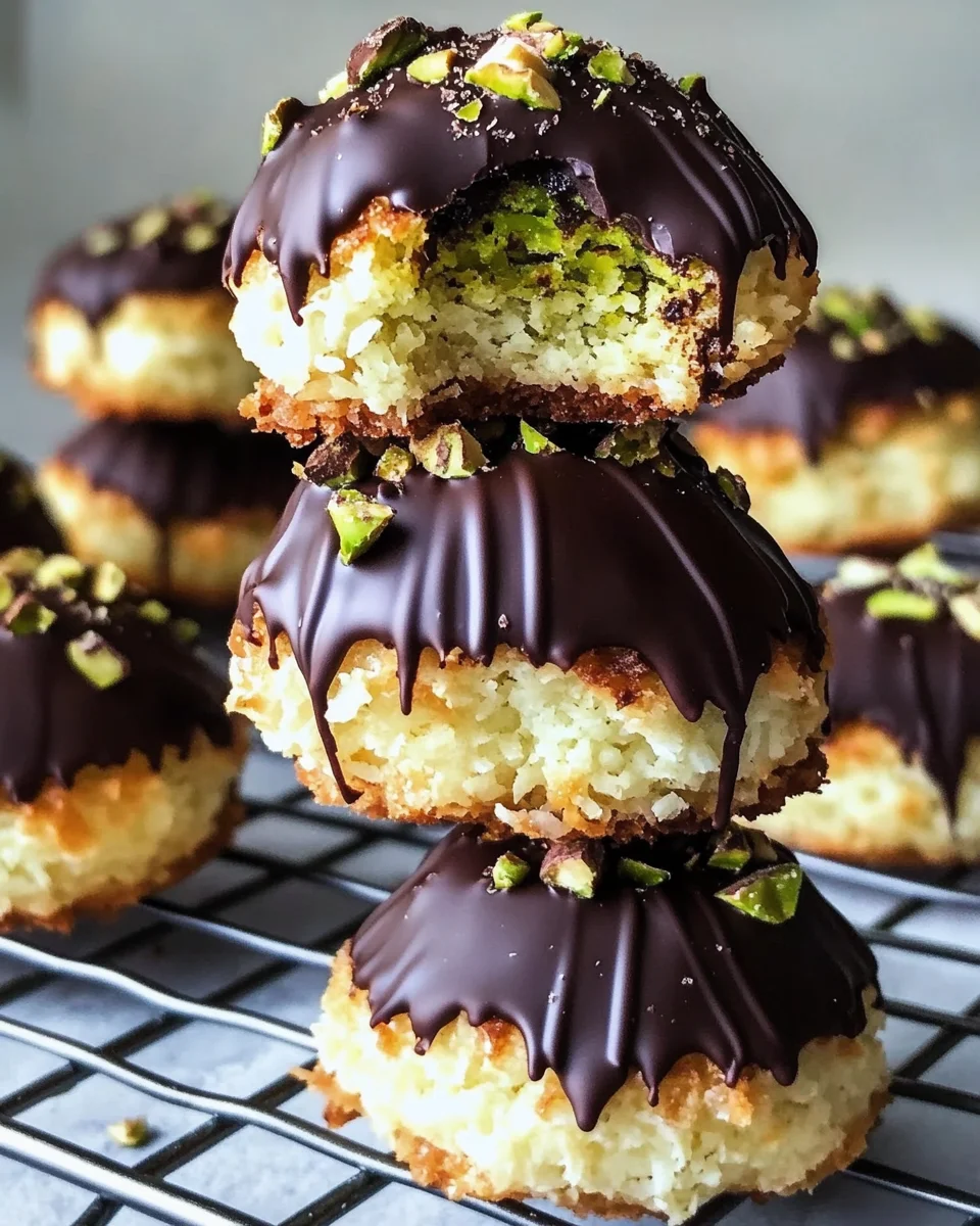 Pistachio Coconut Macaroons