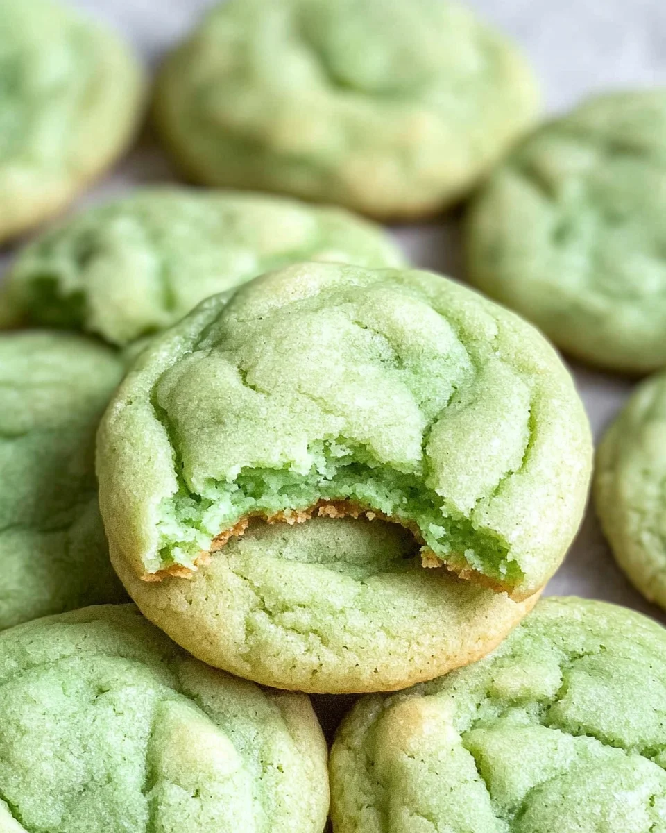 Pistachio Pudding Cookies