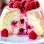 Raspberry Angel Food Cake