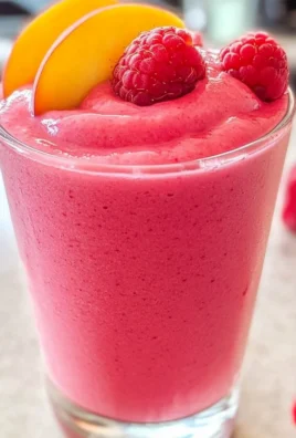 Raspberry Peach Smoothie