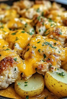 Slow Cooker Cheesy Ranch Chicken & Potatoes