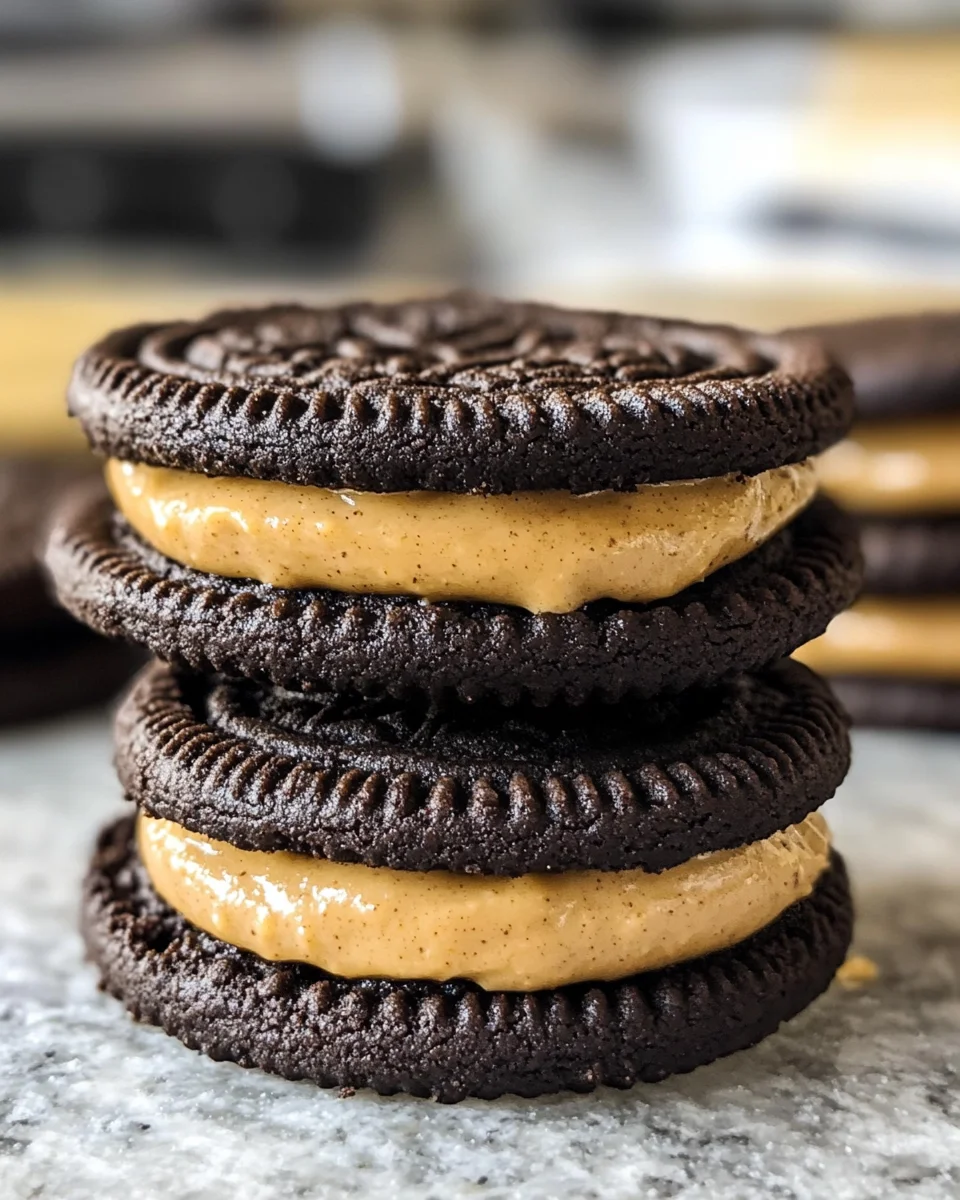 Soft Homemade Peanut Butter Oreos Recipe
