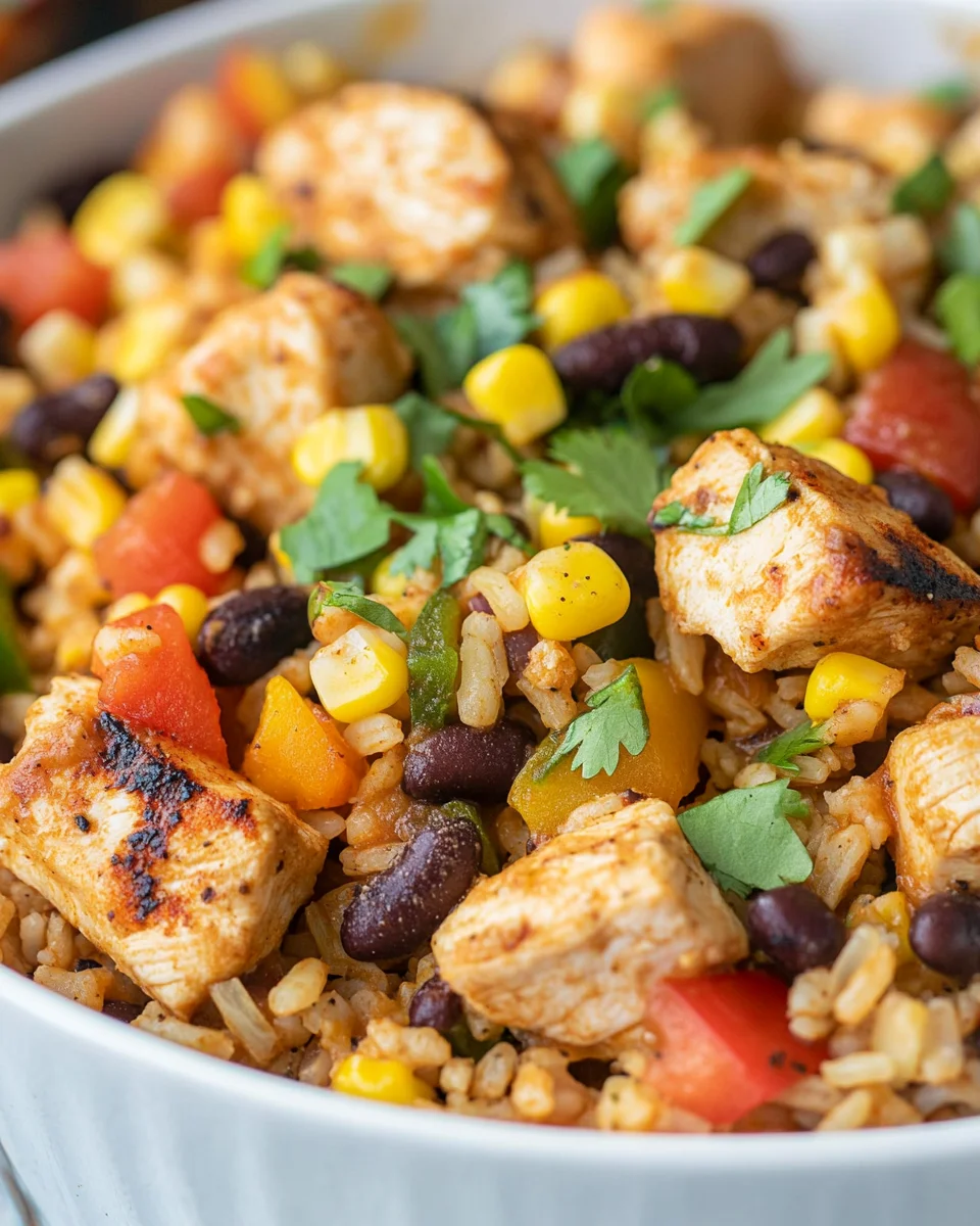 Southwest Chicken and Rice Bowls