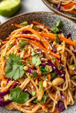 Spicy Thai Spaghetti Salad