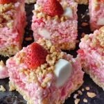 Strawberry Shortcake Rice Krispie Treats