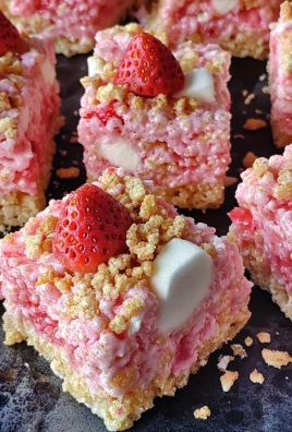 Strawberry Shortcake Rice Krispie Treats