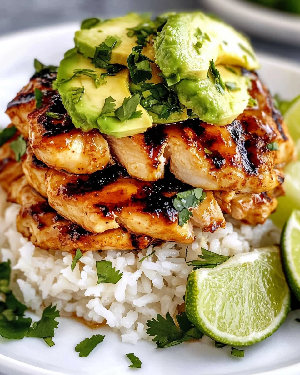 Tangy Honey Lime Chicken Stack