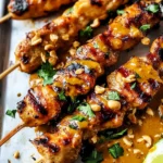 Thai Satay Chicken with Peanut Sauce