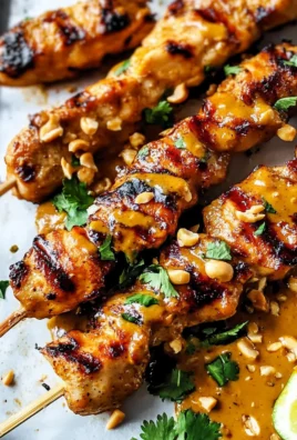 Thai Satay Chicken with Peanut Sauce