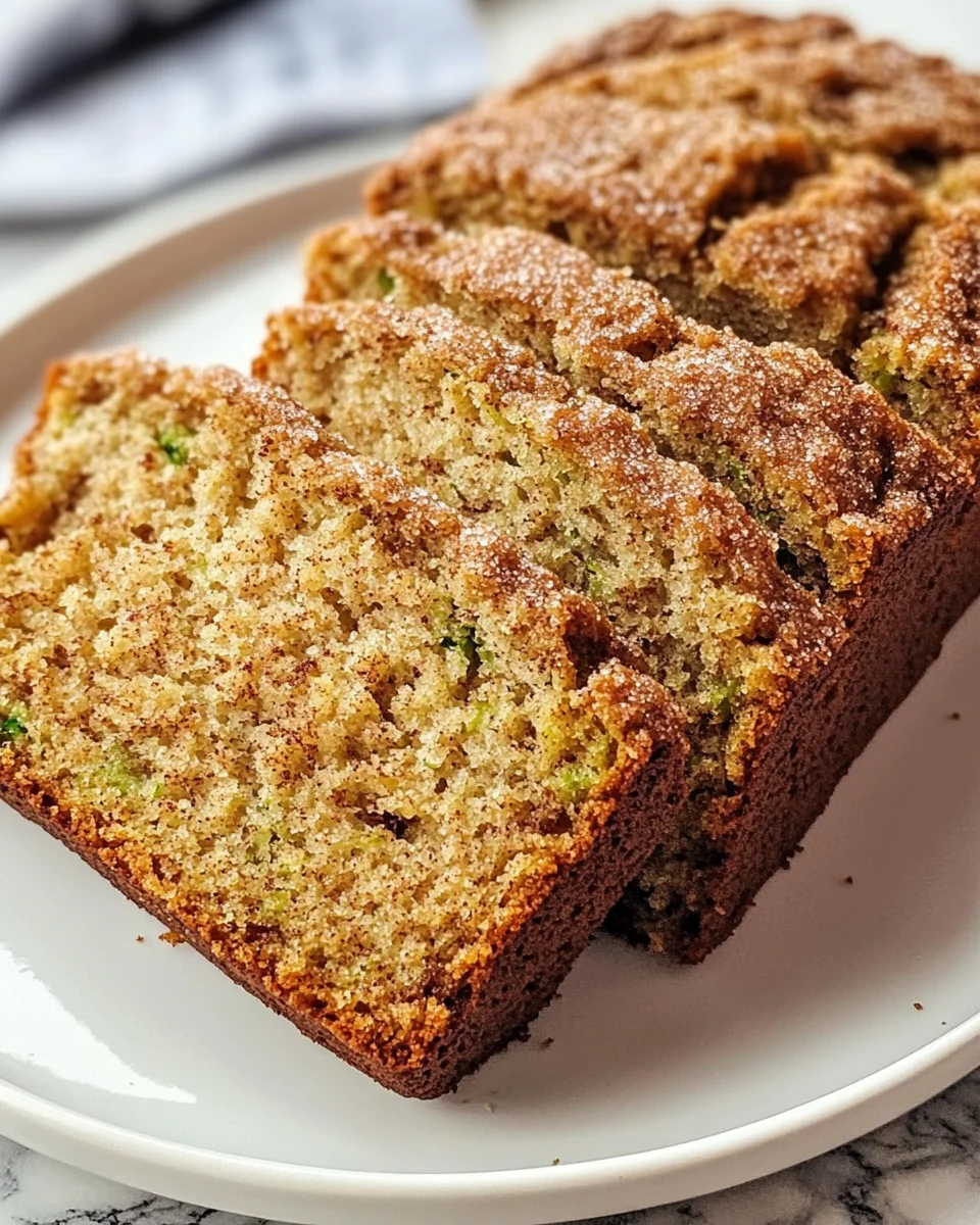 The Best Snickerdoodle Zucchini Bread