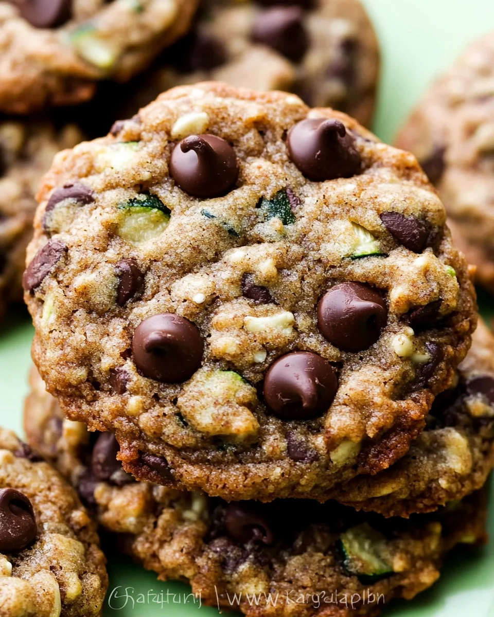 Zucchini Chocolate Chip Cookies