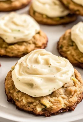 Zucchini Cookies with Cream Cheese Frosting