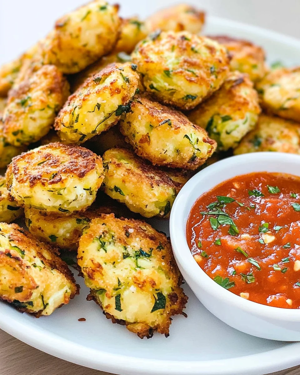 Zucchini Garlic Bites