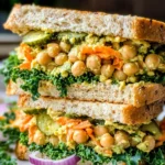 10 Minute Smashed Chickpea Salad Sandwich