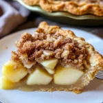 Apple Custard Pie with Cinnamon Streusel