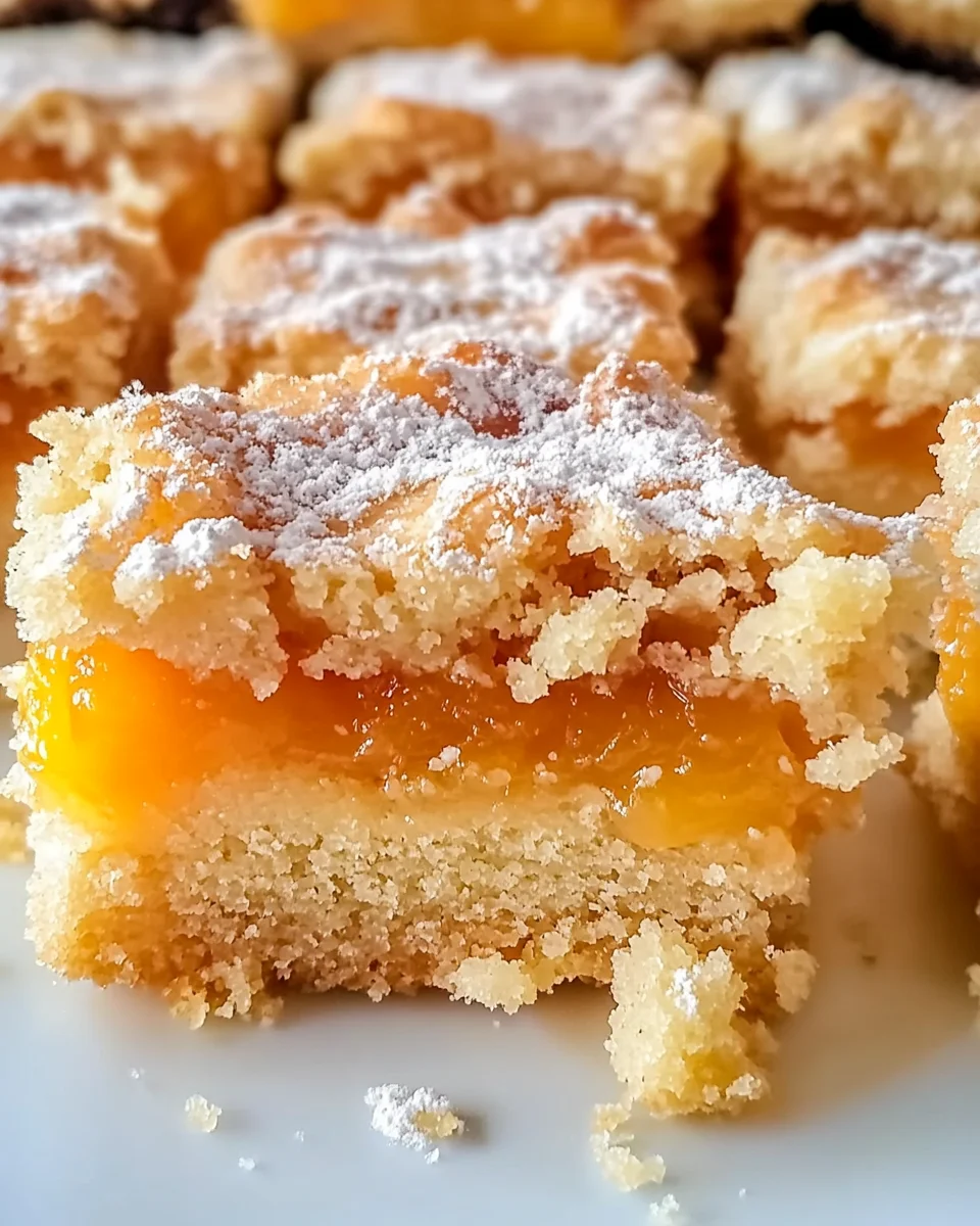Apricot Shortbread Bars Recipe