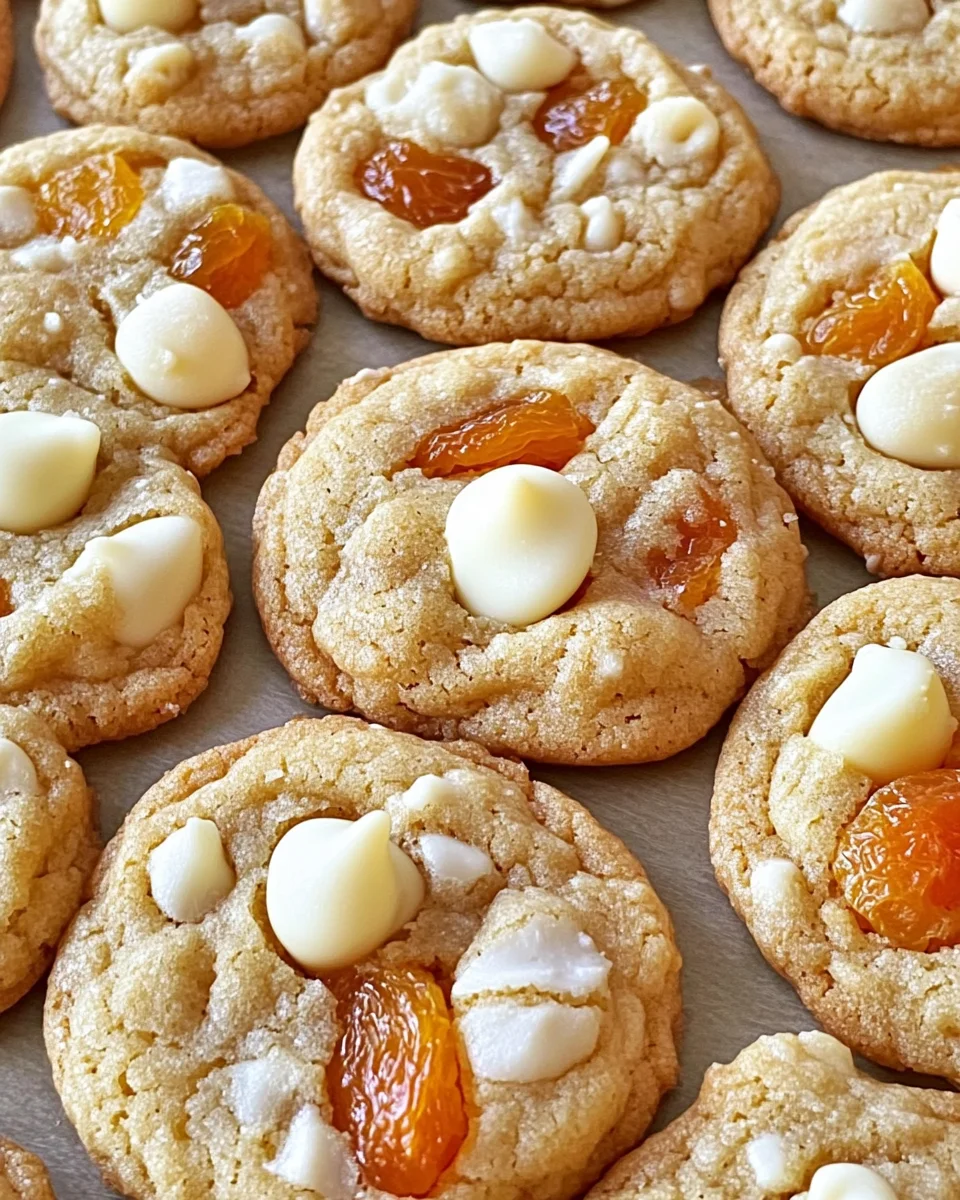 Apricot White Chocolate Cookies