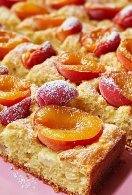 Apricot and almond traybake