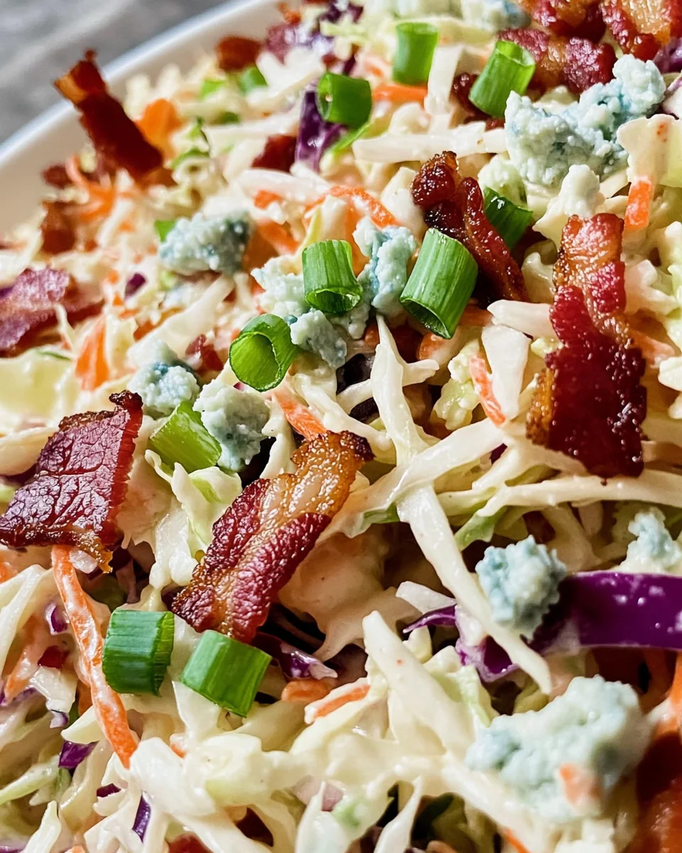 Bacon Blue Cheese Slaw