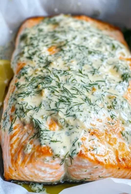 Baked Salmon With Garlic Mayo