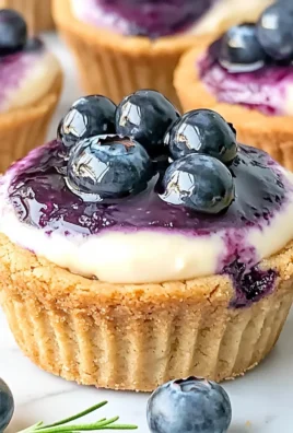 Blueberry Cheesecake Cookie Cups