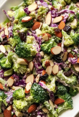 Broccoli Salad with Creamy Almond Dressing