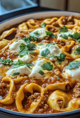 Cheesy Beef Enchilada Tortellini