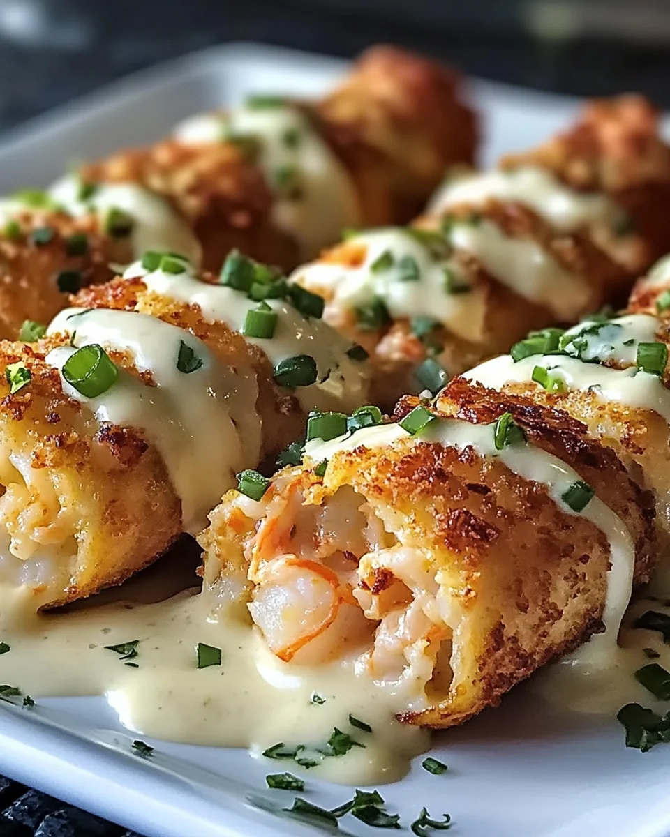 Cheesy Crab and Shrimp Tortilla Bombs