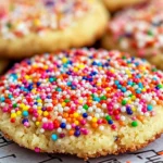 Chewy Sprinkle Cookies