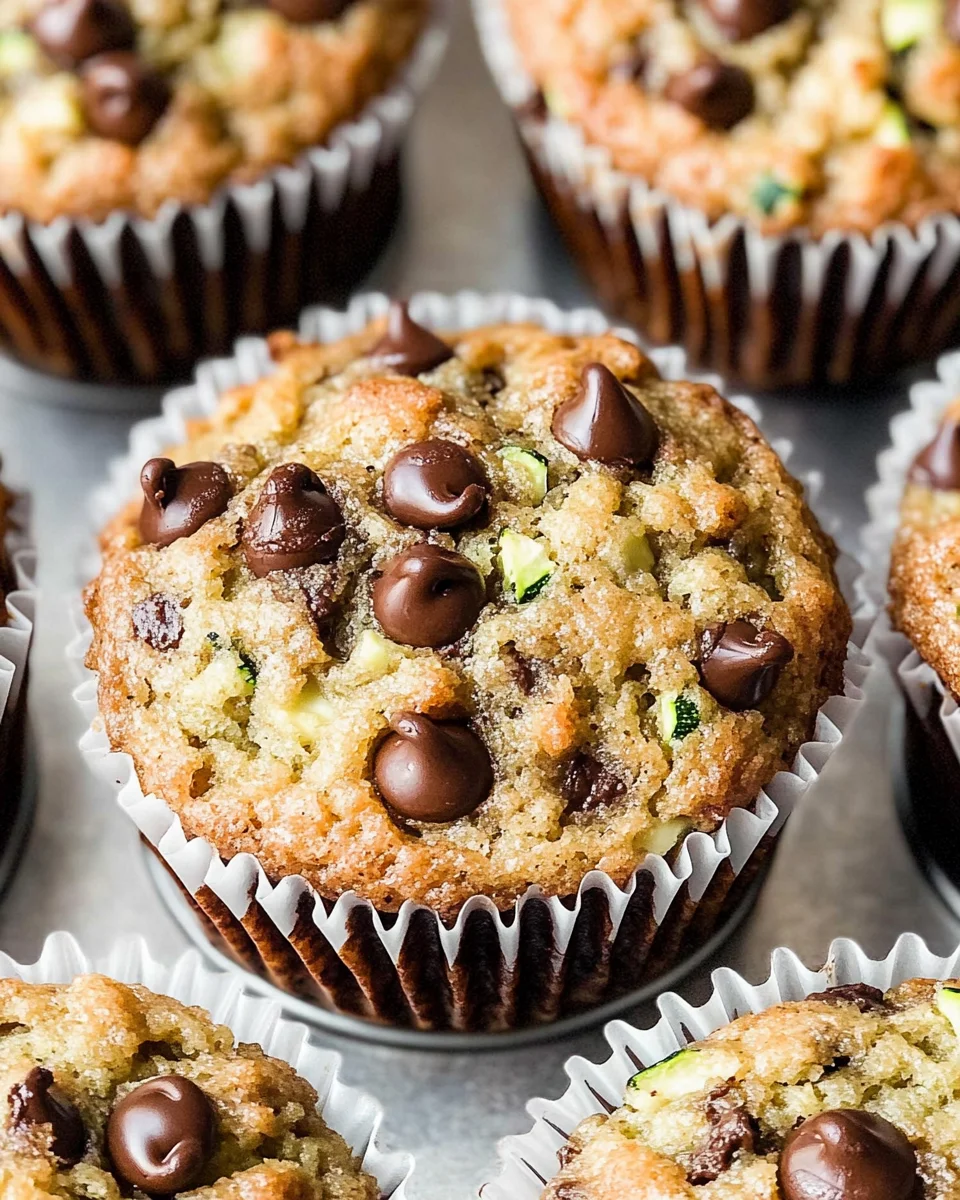 Chocolate Chip Zucchini Muffins