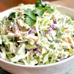 Creamy Cilantro Lime Coleslaw