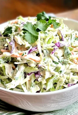 Creamy Cilantro Lime Coleslaw