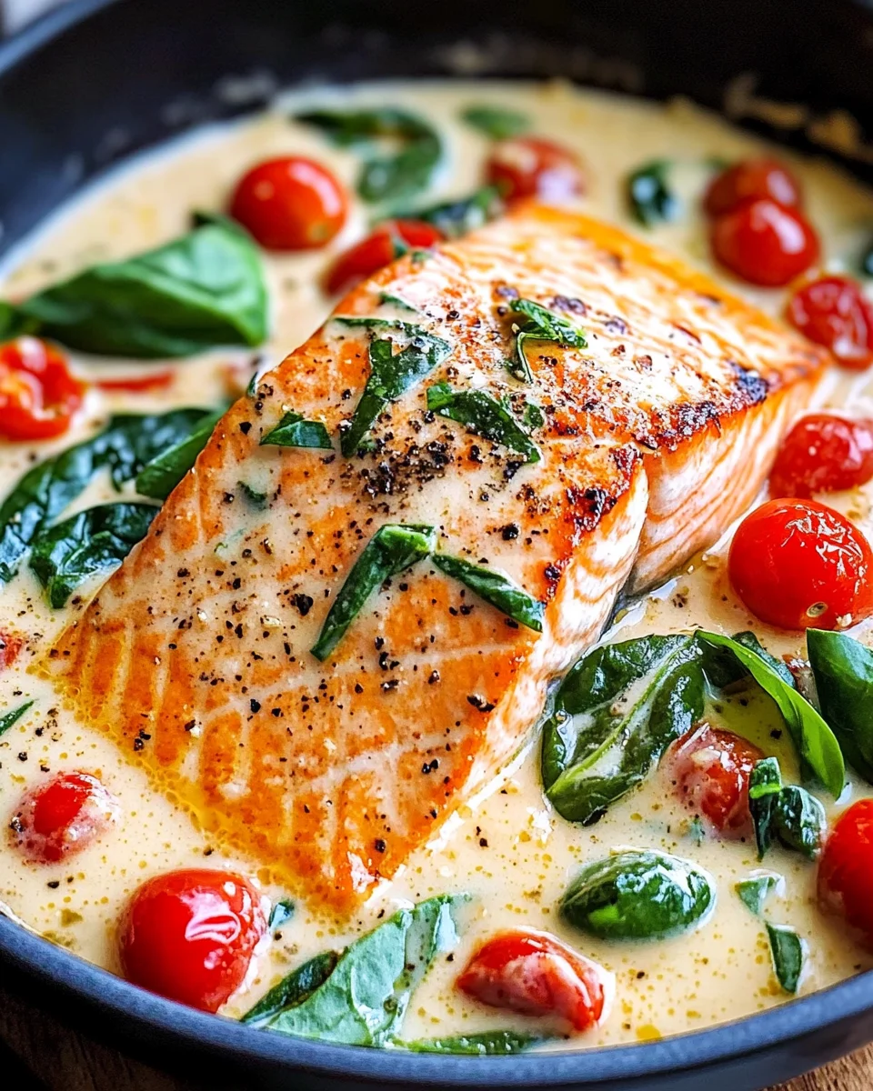 Creamy Tuscan Salmon
