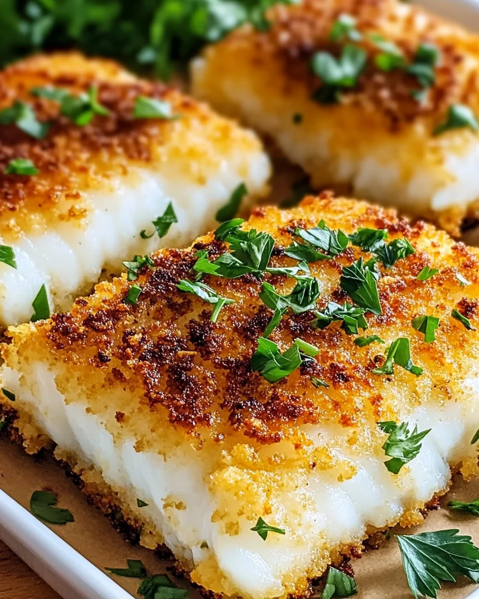 Crispy Air Fryer Parmesan Cod | Easy Baked Fish in Air Fryer Dinner