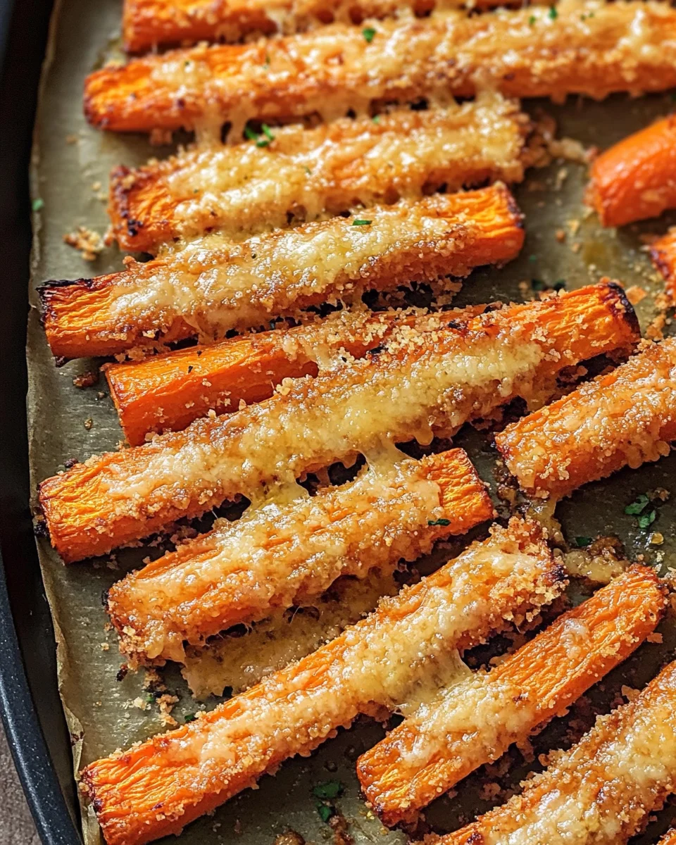 Crispy Parmesan Carrots
