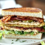 Crunchy Fried Green Tomato BLT Sandwich