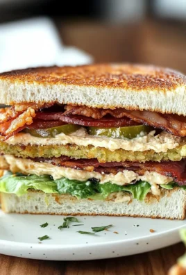 Crunchy Fried Green Tomato BLT Sandwich