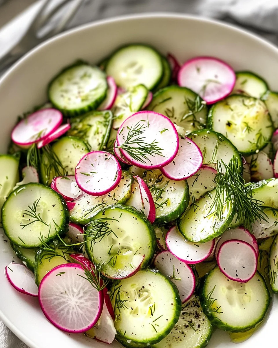 Cucumber Radish Salad